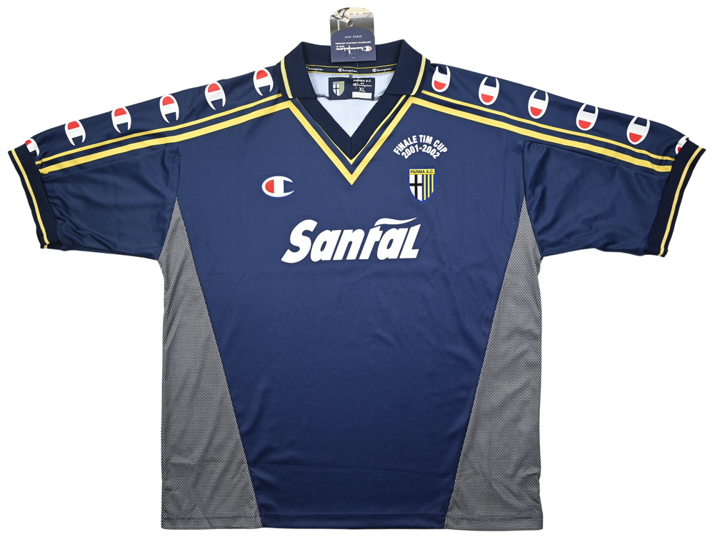 Maillot Parma AC 2001-02 Champion Santal vintage collector XL