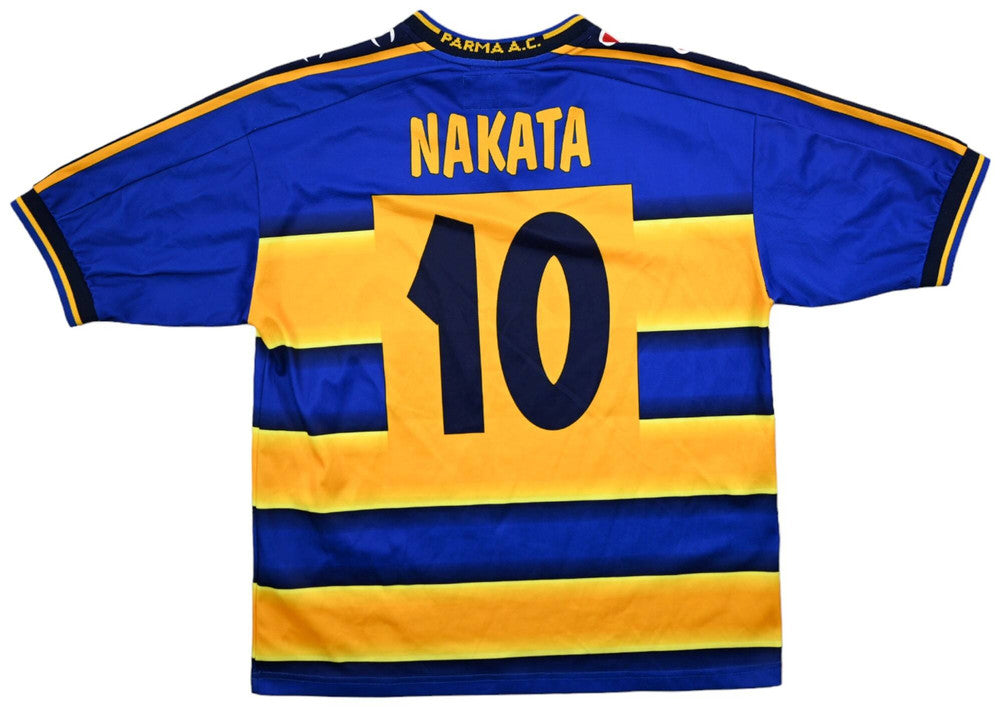 Maillot Parme 2001-02 Champion Nakata vintage domicile 9/10