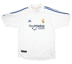 Maillot Real Madrid 2001-02 Adidas Raúl Domicile Vintage L