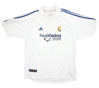 Maillot Real Madrid 2001-02 Adidas Raúl Domicile Vintage L