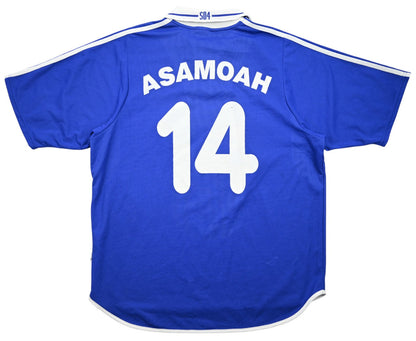 Maillot Schalke 04 2001-02 Adidas Asamoah Domicile Vintage