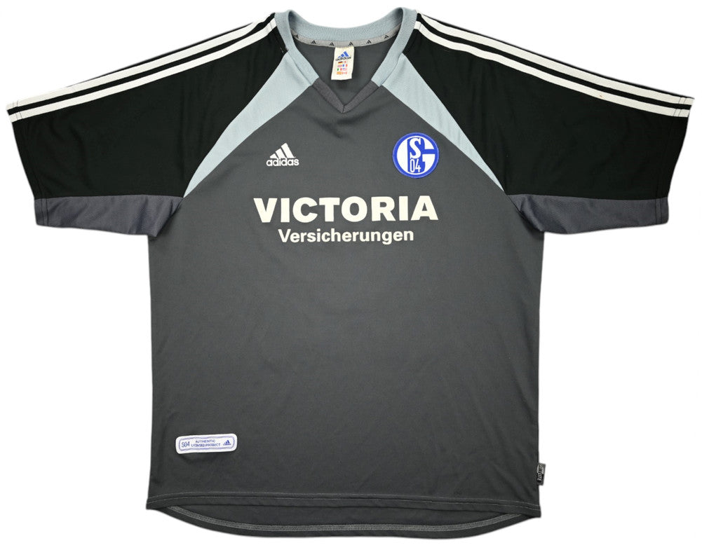 Maillot Extérieur Schalke 04 2001-02 Adidas Böhme Vintage