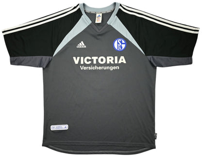 Maillot Extérieur Schalke 04 2001-02 Adidas Böhme Vintage