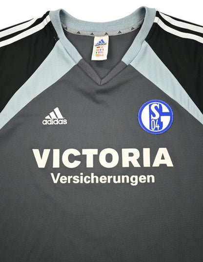 Maillot Extérieur Schalke 04 2001-02 Adidas Böhme Vintage