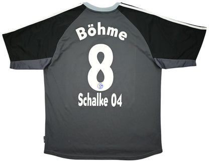 Maillot Extérieur Schalke 04 2001-02 Adidas Böhme Vintage