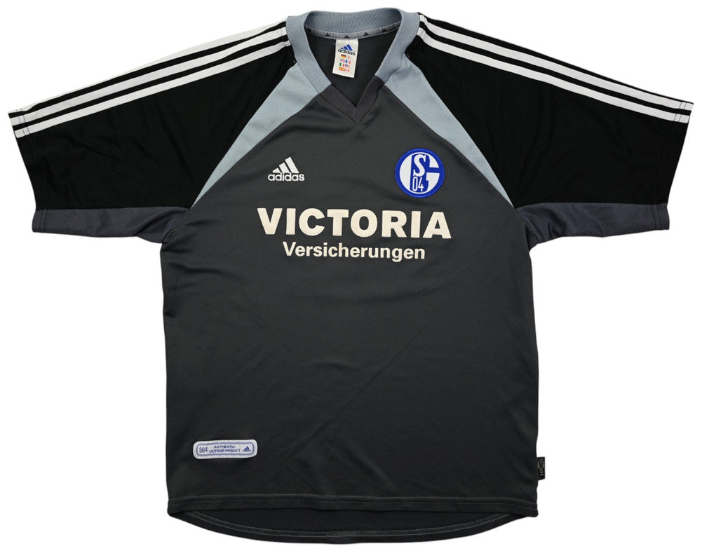 Maillot Schalke 04 Extérieur Adidas 2001-02 Vintage collector