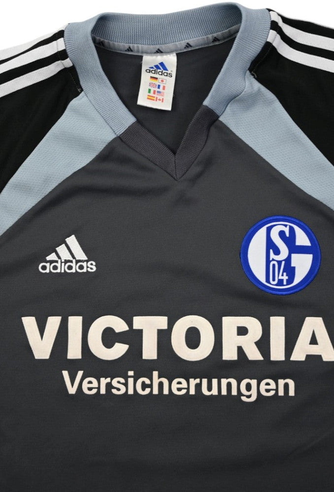 Maillot Schalke 04 Extérieur Adidas 2001-02 Vintage collector