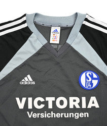 Maillot Schalke 04 Extérieur 2001-02 Adidas Vintage - 9/10