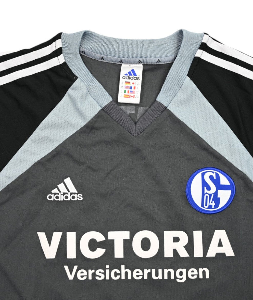 Maillot Schalke 04 Extérieur 2001-02 Adidas Vintage - 9/10