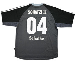 Maillot Schalke 04 Extérieur 2001-02 Adidas Vintage - 9/10