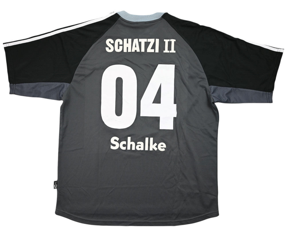Maillot Schalke 04 Extérieur 2001-02 Adidas Vintage - 9/10