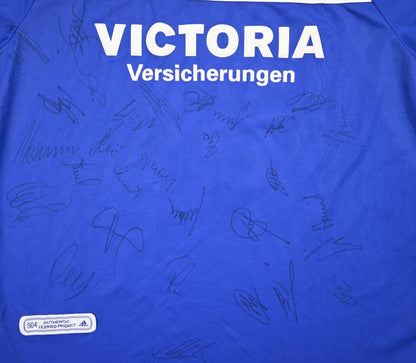 Maillot Schalke 04 Domicile Adidas 2001-02 Vintage Signé