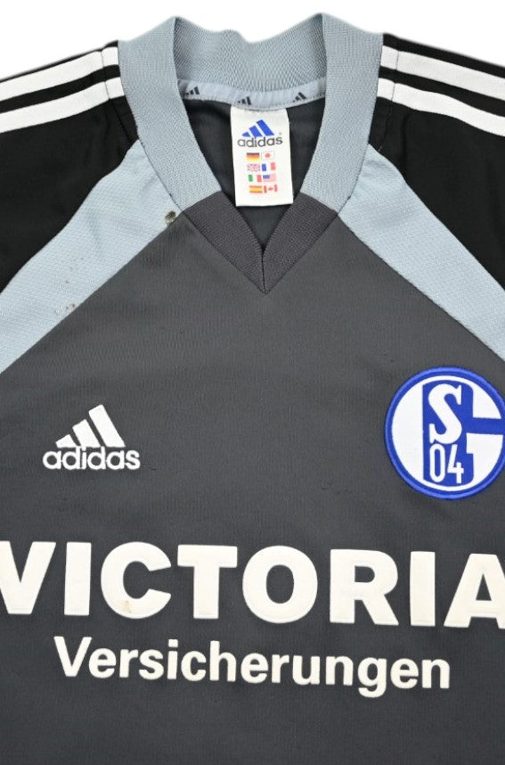 Maillot Schalke 04 Extérieur 2001-02 Adidas Waldoch vintage