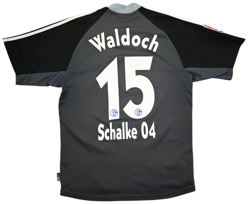 Maillot Schalke 04 Extérieur 2001-02 Adidas Waldoch vintage