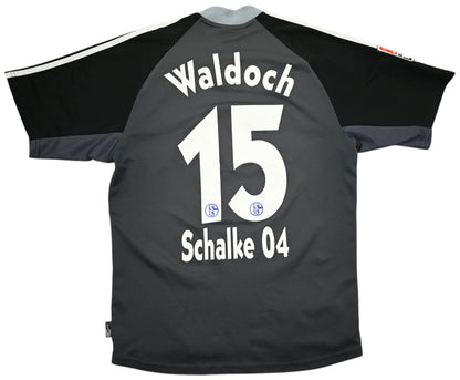 Maillot Schalke 04 Extérieur 2001-02 Adidas Waldoch vintage