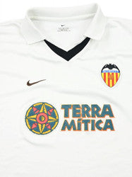 Maillot Valencia Domicile Nike 2001-02 Terra Mitica vintage