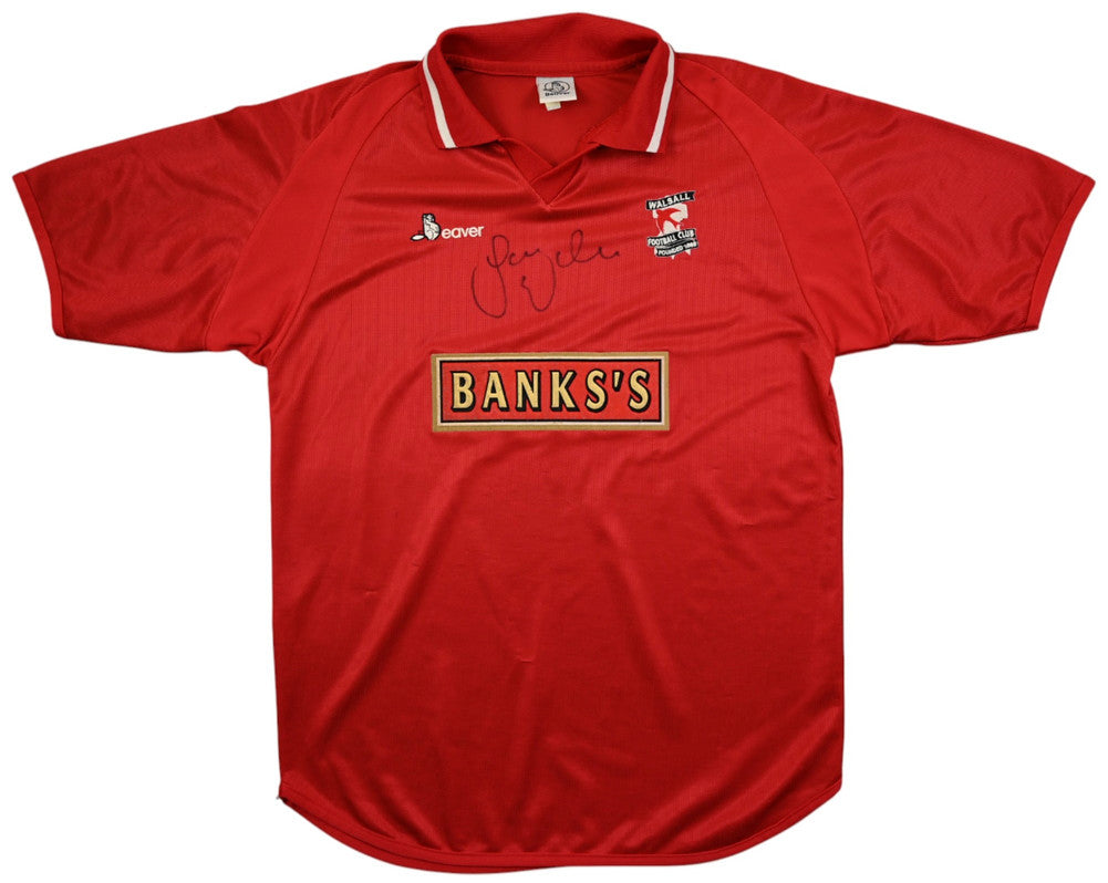 Maillot Walsall FC 2001-02 Domicile Beaver Vintage Collector