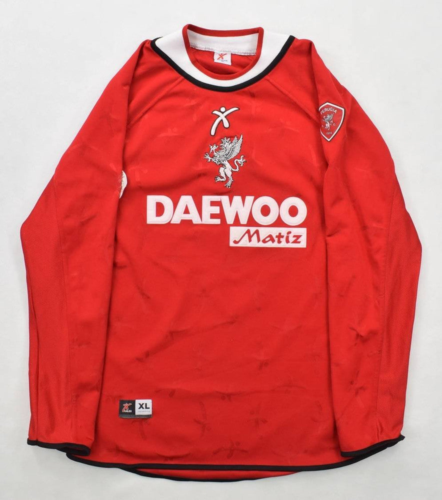 Maillot AC Perugia 2001-03 Domicile Match Worn Vintage Daewoo