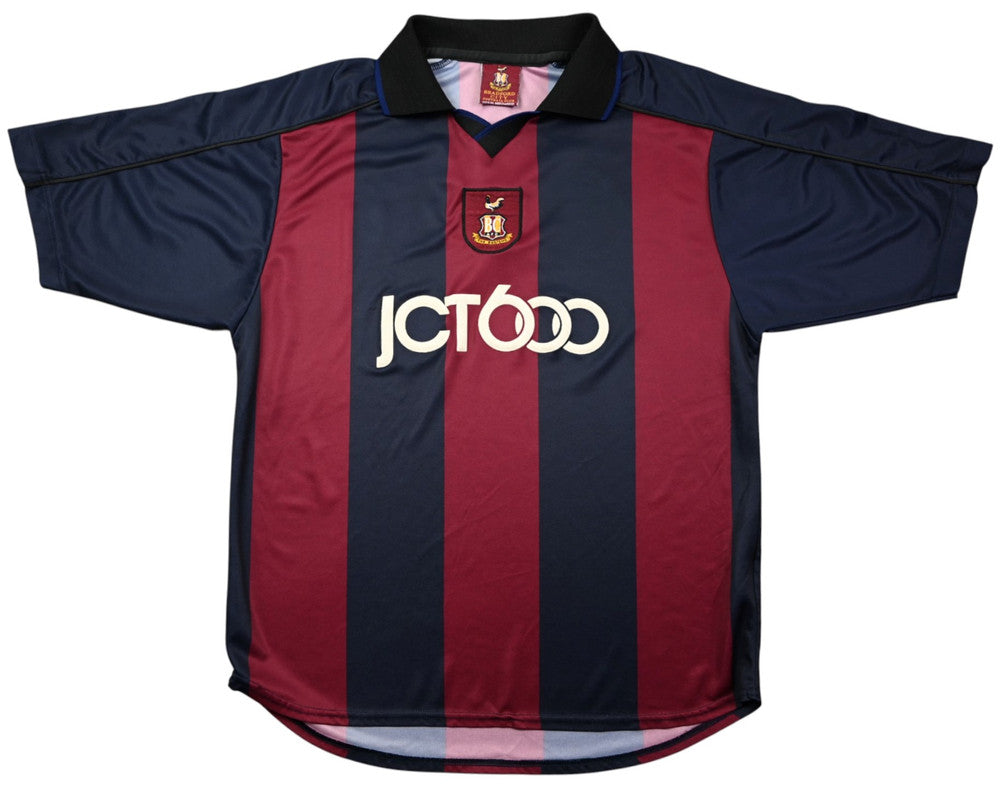 Maillot Bradford City Domicile 2001-03 Official JCT600 vintage