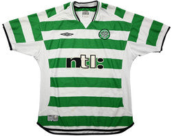 Maillot Celtic FC 2001-2003 Domicile Umbro Vintage Taille L