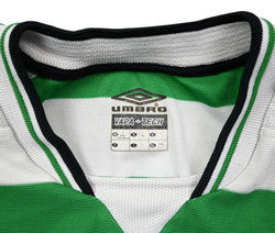 Maillot Celtic FC 2001-2003 Domicile Umbro Vintage Taille L