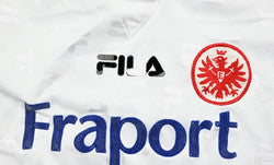 Maillot Eintracht Frankfurt Domicile Fila 2001-03 vintage L Boys