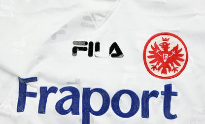 Maillot Eintracht Frankfurt Domicile Fila 2001-03 vintage L Boys