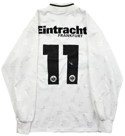 Maillot Eintracht Frankfurt Domicile Fila 2001-03 vintage L Boys