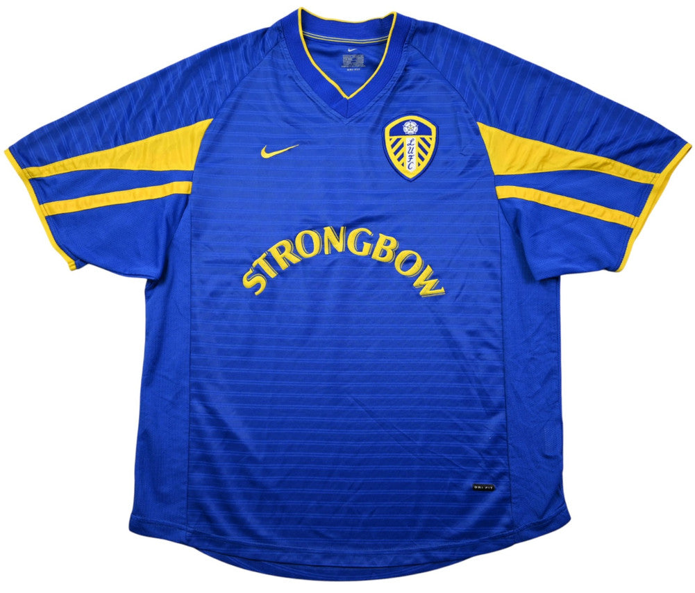 Maillot Leeds United Domicile 2001-03 Nike Strongbow vintage