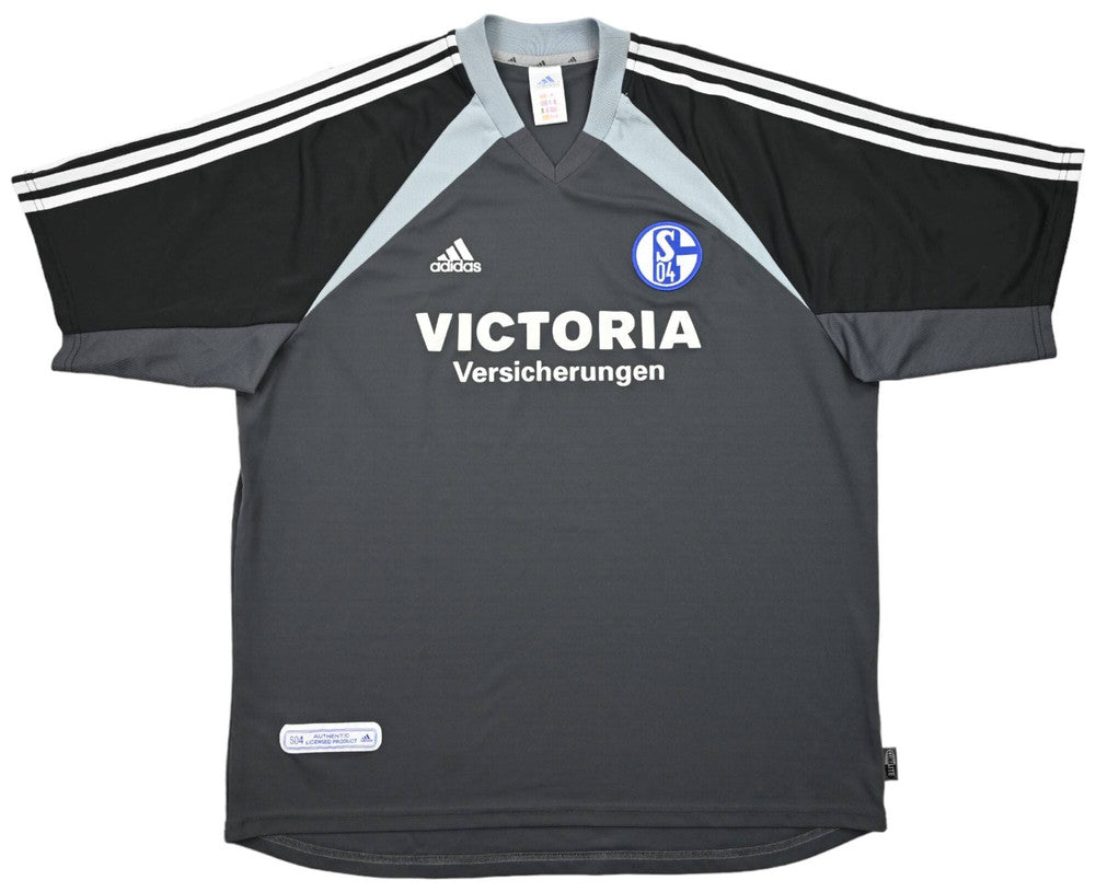 Maillot Schalke 04 Extérieur Adidas 2001-03 Vintage 9/10