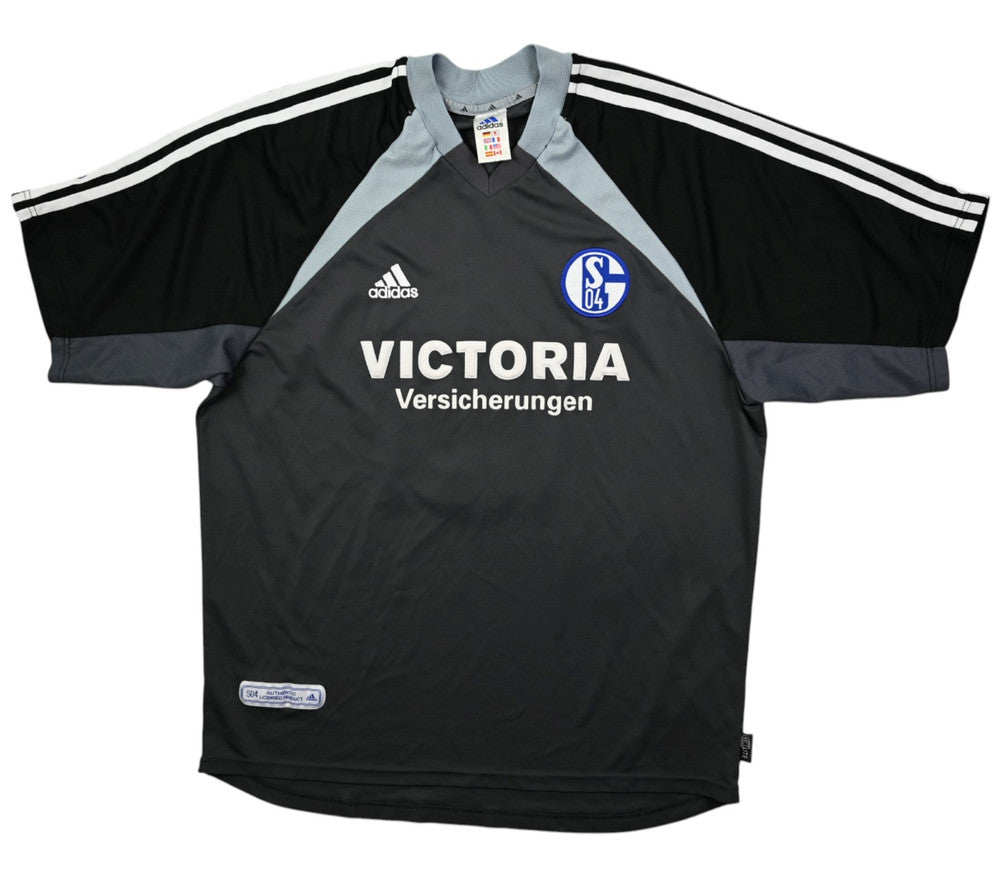 Maillot Schalke 04 Extérieur Adidas 2001-03 Hajto Vintage