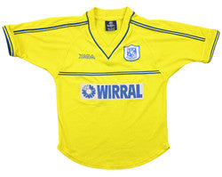 Maillot Tranmere Rovers Extérieur Xara 2001-04 Vintage Boys M