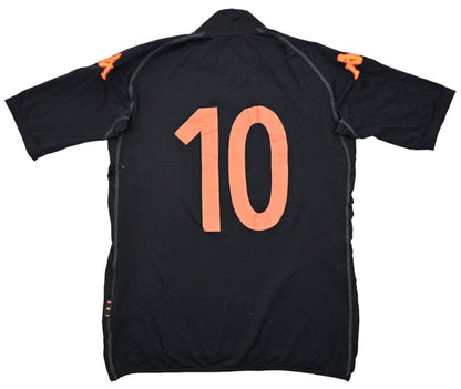 Maillot Extérieur AS Roma #10 Kappa 2002-03 Vintage