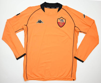 Maillot AS Roma Extérieur 2002-03 Kappa Manches Longues 3XL