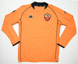 Maillot AS Roma Extérieur 2002-03 Kappa Manches Longues 3XL