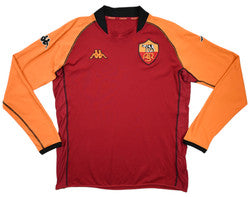 Maillot AS Roma Domicile 2002-03 Kappa Manches Longues Vintage
