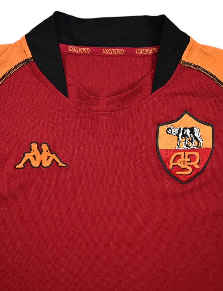 Maillot AS Roma Domicile 2002-03 Kappa Manches Longues Vintage
