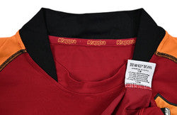 Maillot AS Roma Domicile 2002-03 Kappa Manches Longues Vintage