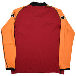 Maillot AS Roma Domicile 2002-03 Kappa Manches Longues Vintage