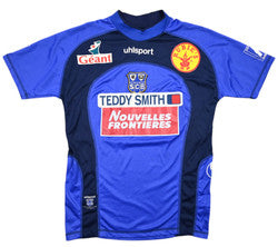 Maillot Bastia 2002-03 Domicile Uhlsport Nouvelles Frontières vintage