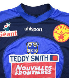 Maillot Bastia 2002-03 Domicile Uhlsport Nouvelles Frontières vintage