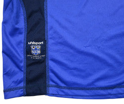 Maillot Bastia 2002-03 Domicile Uhlsport Nouvelles Frontières vintage
