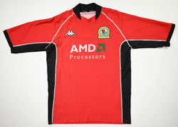 Maillot Blackburn Rovers 2002-03 Kappa AMD vintage taille L