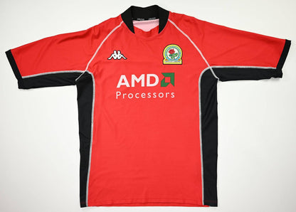 Maillot Blackburn Rovers 2002-03 Kappa AMD vintage taille L