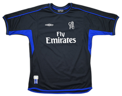 Maillot Chelsea 2002-03 Umbro Fly Emirates vintage L Boys