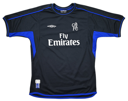 Maillot Chelsea 2002-03 Umbro Fly Emirates vintage L Boys