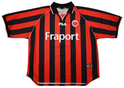 Maillot Eintracht Frankfurt Domicile Fila 2002-03 Vintage FRAPORT
