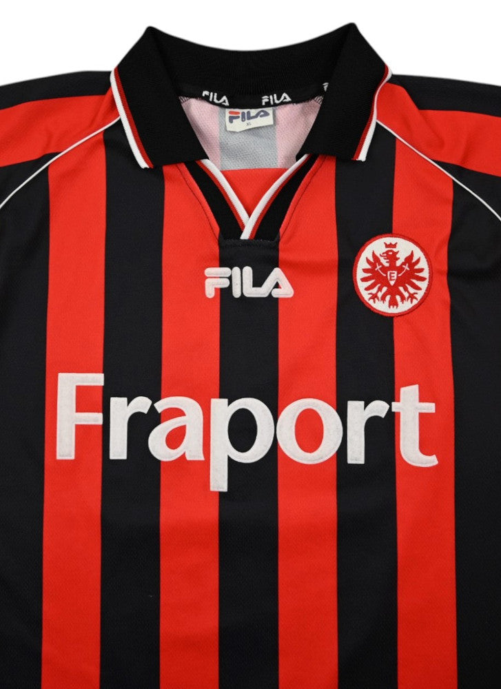 Maillot Eintracht Frankfurt Domicile Fila 2002-03 Vintage FRAPORT