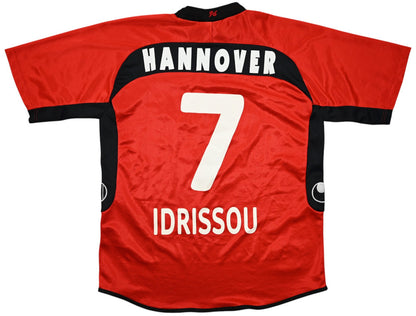 Maillot Hannover 96 Domicile Uhlsport 2002-03 Idrissou Vintage