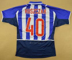 Maillot Hertha Berlin Domicile Nike 2002-03 Kuszczak vintage